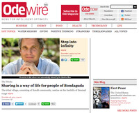 OdeWire website screenshot